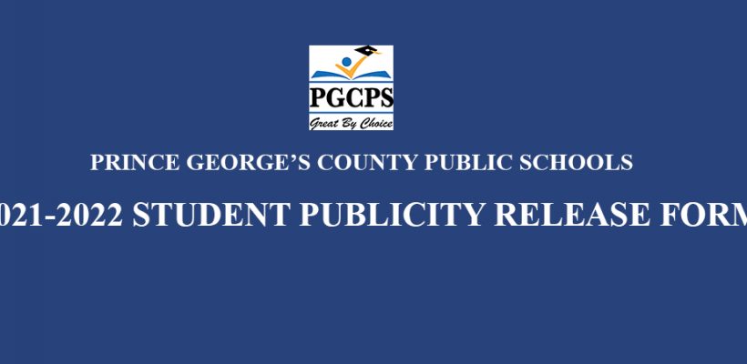 PGCPS Student Publicity Release Form