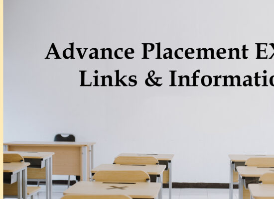 Advance Placement EXAM links Information