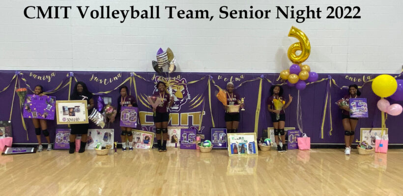 CMIT Volleyball Team, Senior Night 2022